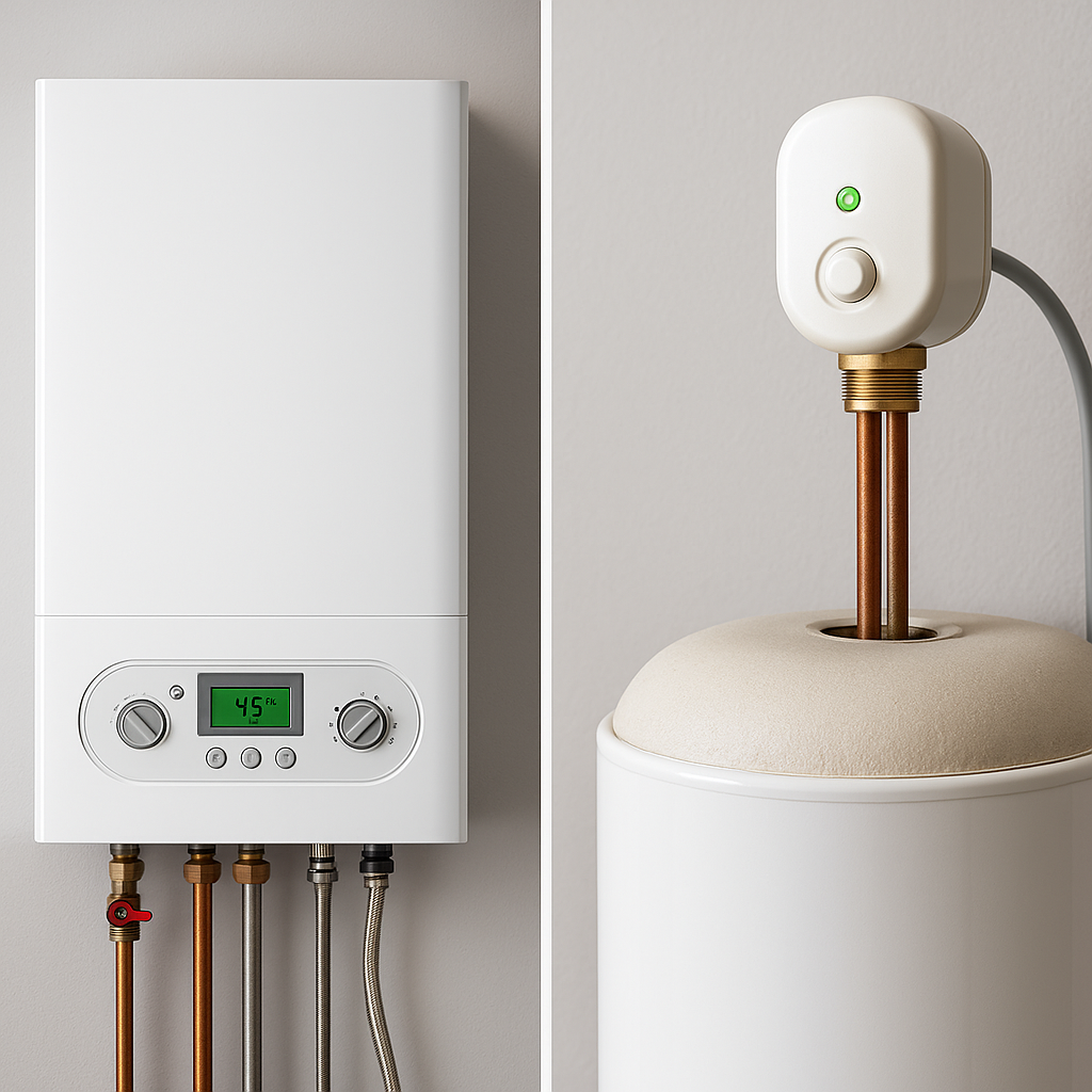 immersion heater vs boiler